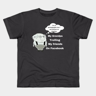 Grandpa - The Facebook Troll Kids T-Shirt